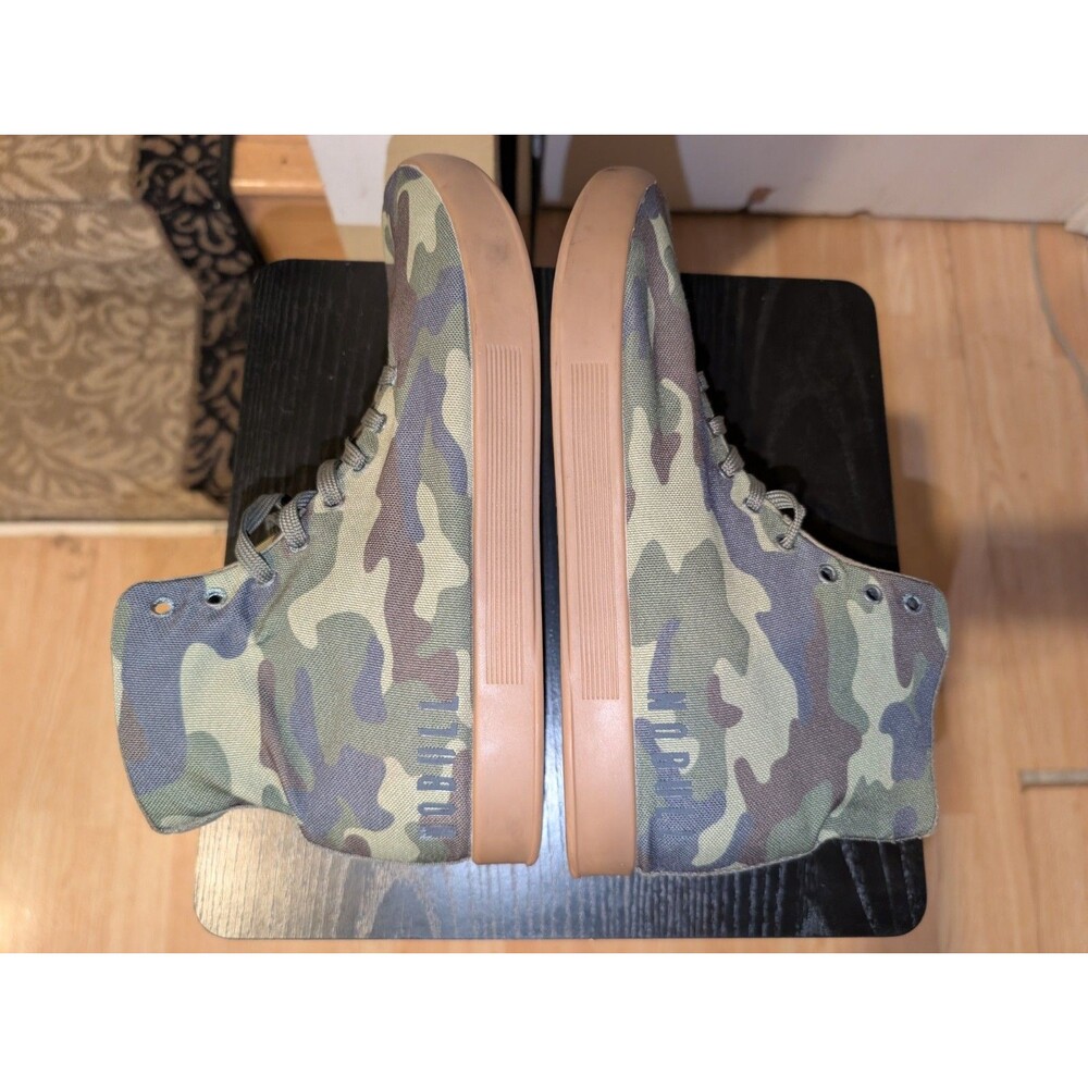 Nobull High Top Camo Mens Size 10 Trainers Sneakers Shoes Green - Picture 7 of 14